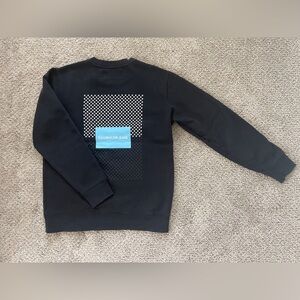 Calvin Klein Jeans Black Crewneck Sweater with stars pattern on the back
